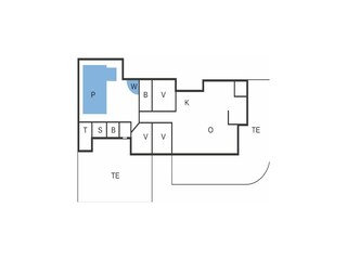 Vakantiehuis Bratten Strand Grondplan 56