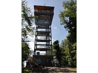 Aussichtsturm Prinzenkopf (3 km vom Haus)