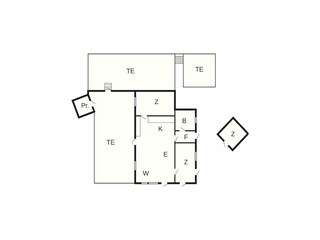 Vakantiehuis Hejlsminde Grondplan 58