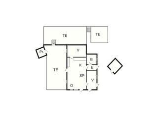 Vakantiehuis Hejlsminde Grondplan 41