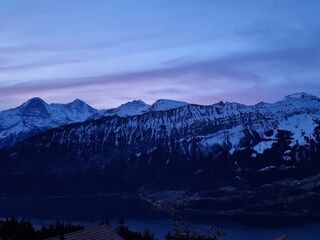 Nacht Ausblick vom Balkon