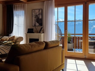 Wohnbereich mit weiterer Schlafmöglichkeit