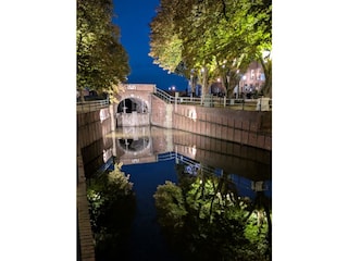 Altes Siel in Greetsiel am Abend