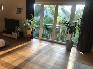 Abendsonne im Wohnzimmer