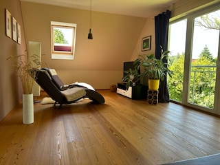 Relaxliegen im Wohnzimmer