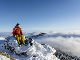 Winterwandern am Großen Arber dem Hausberg v. Bodenmais
