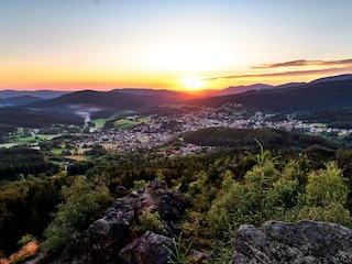Fantastischer Blick vom Silberberg auf Bodenmais