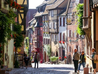 Riquewihr, most beautiful village on the wine route.
