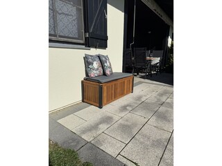 Blick auf die Terrasse