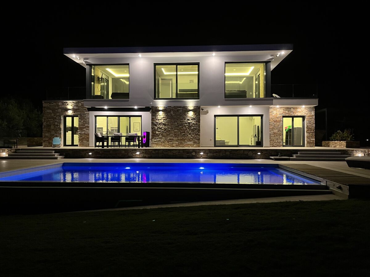 Villa at night