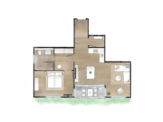Grundriss Wohnung 2