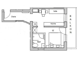 Apartamento de vacaciones Umhausen Plano de planta 14