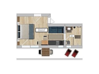 Vakantieappartement Umhausen Grondplan 12