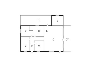 Vakantiehuis Truust Grondplan 37