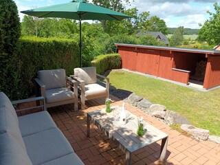 Terrasse und Garten