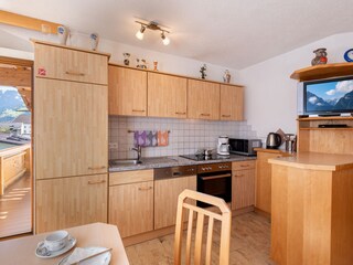 Kitchen and dining area