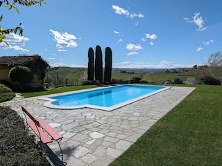 Ferienwohnung Nizza Monferrato Schwimmbad 19