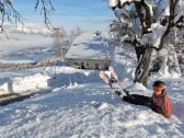 Skihütte Nassfeld im Winter