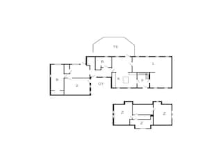 Vakantiehuis Asperup Grondplan 60