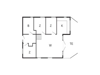 Vakantiehuis Kegnæs Grondplan 5