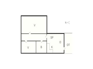 Maison de vacances Søndervig Plan d'étage 51