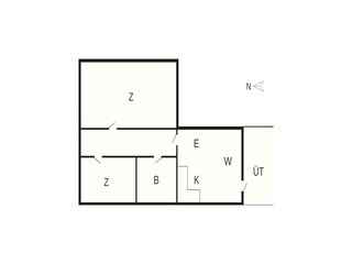 Vakantiehuis Søndervig Grondplan 52