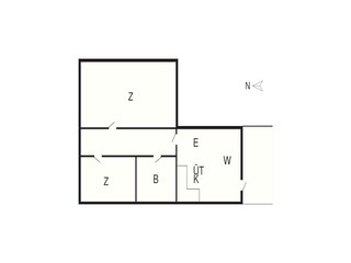 Holiday house Søndervig Floor Plan 4