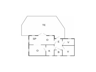 Vakantiehuis Tostared Grondplan 24