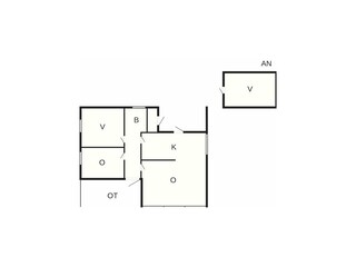 Vakantiehuis Enø Grondplan 17