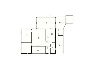 Vakantiehuis Mönsterås Grondplan 27