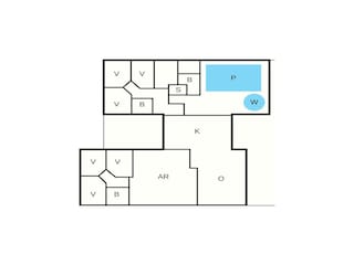 Maison de vacances Vaeggerløse Plan d'étage 42