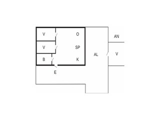 Vakantiehuis Mönsterås Grondplan 38