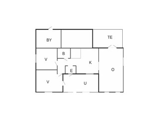 Vakantiehuis Laholm Grondplan 32