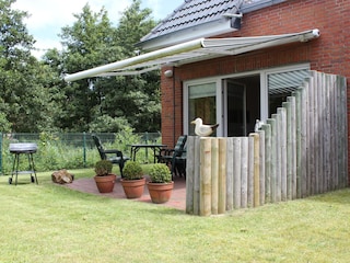 Blick auf die Terrasse