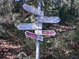 Direkter Start zu den tollen Wanderwegen