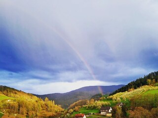 Ausblick vom Balkon