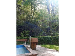 Wassertretstelle ca. 200m vom Haus entfernt