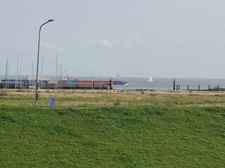 Blick auf den Weltschifffahrtsweg