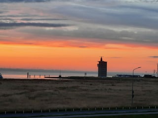 Sonnenaufgang Blick vom Balkon