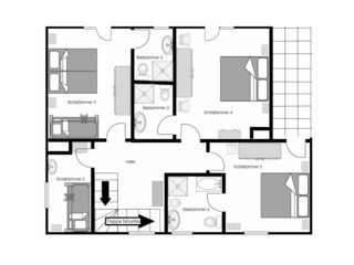Vakantiehuis Mittersill Grondplan 36