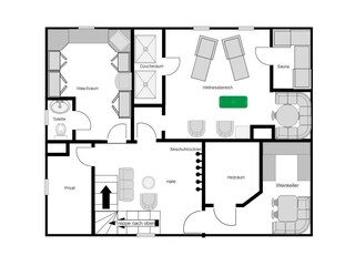Vakantiehuis Mittersill Grondplan 37