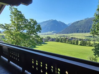 Blick vom Balkon