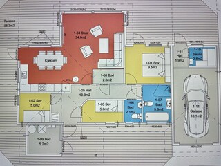 Casa de vacaciones Vrådal Plano de planta 40