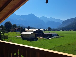 Blick auf die wunderschöne Bergkette