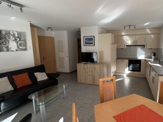 Vakantieappartement Saas-Grund Woonkamer 11
