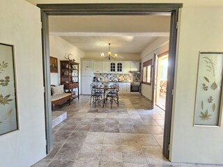 View from Bedroom to the kitchen