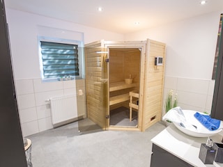 Entspannen in der Sauna