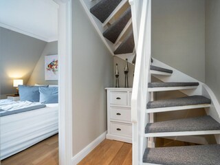Treppe ins Dachgeschoss