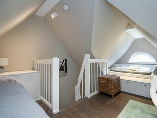 Schlafzimmer DG mit Einzel- sowie Doppelbett