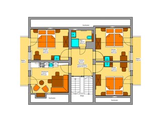 Appartamento per vacanze St. Jakob in Defereggen Pianta del piano 28